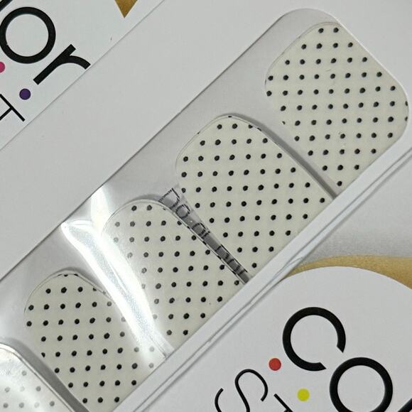 New Color Street “Do or Dot” Tiny Polka Dot Clear Overlay Nail Strips - Picture 1 of 1